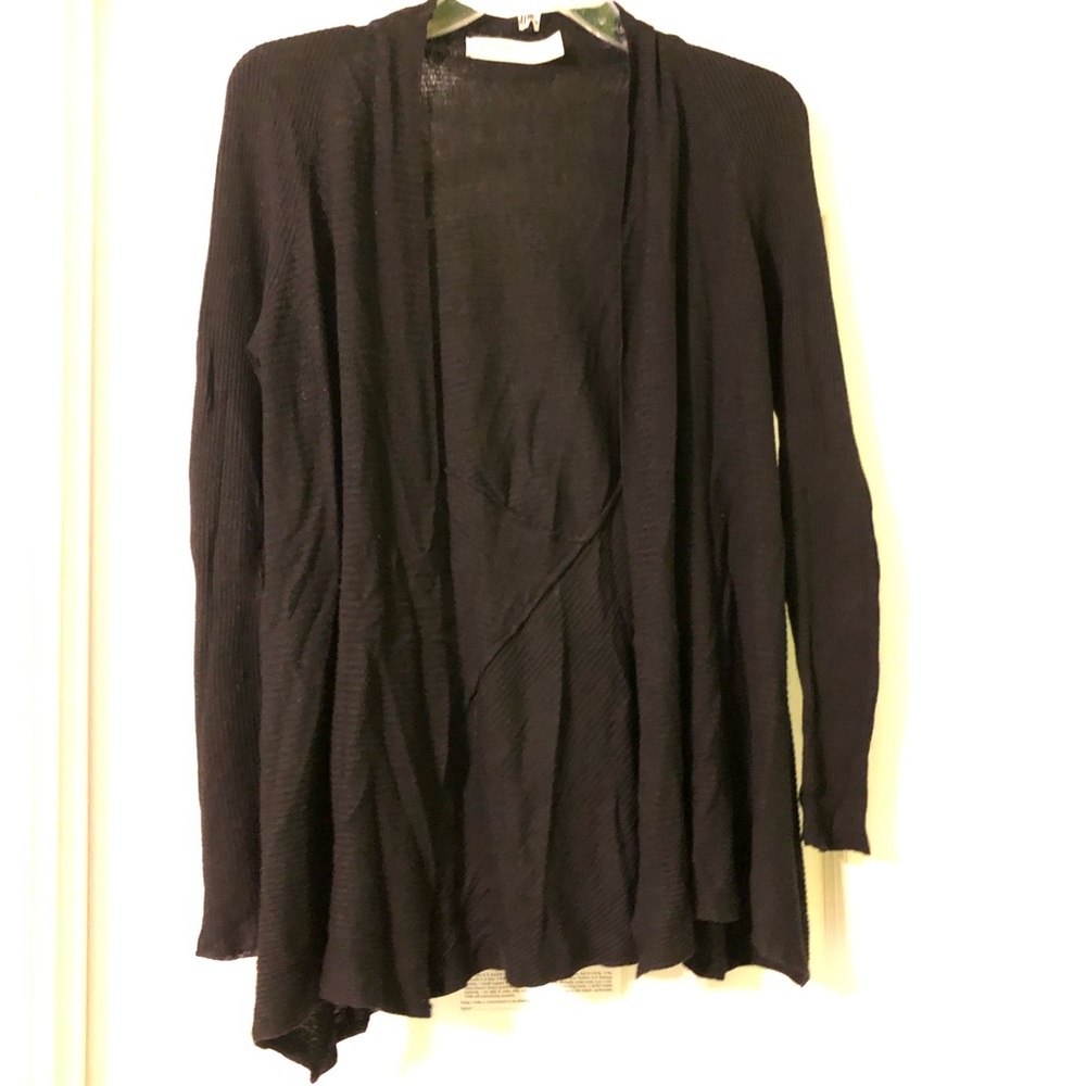 Black cardigan